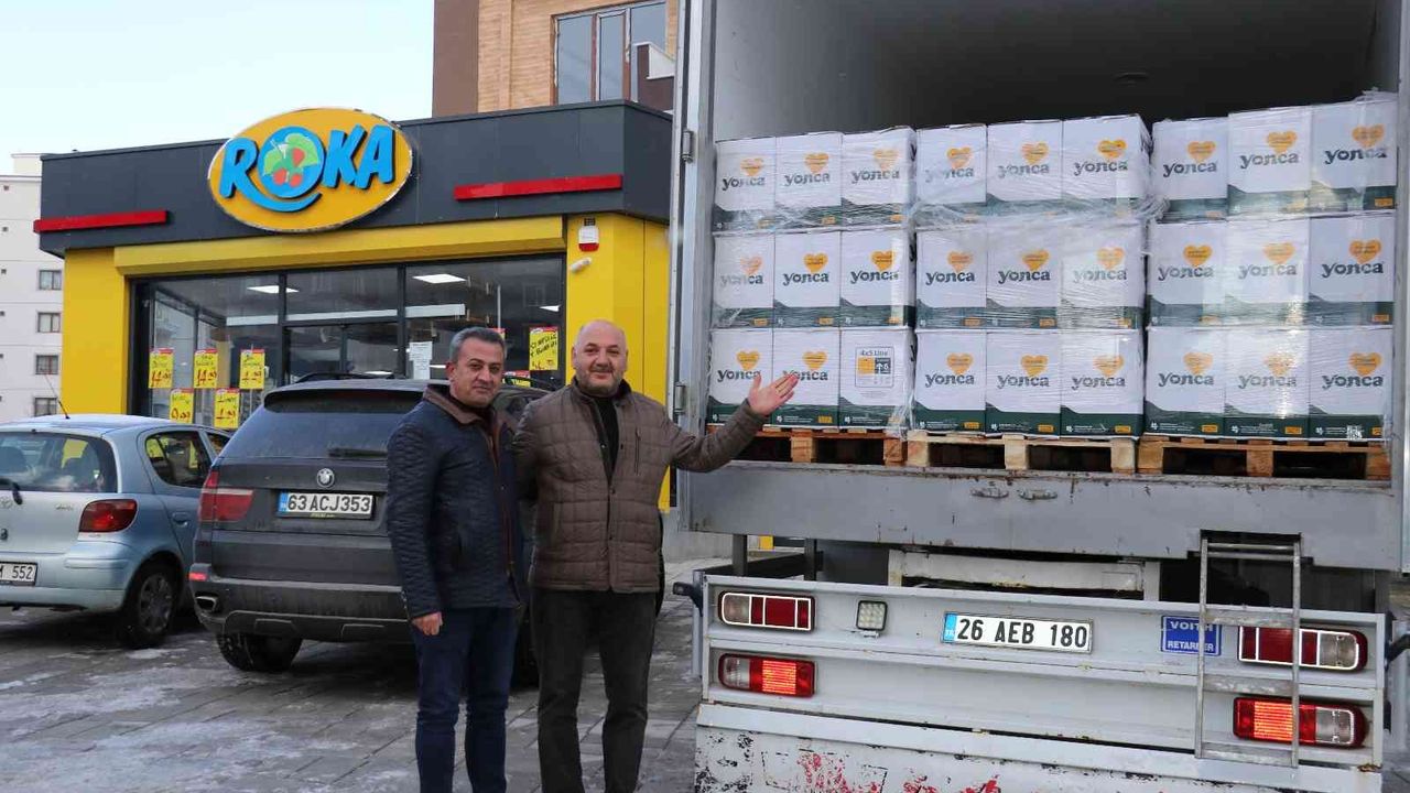 Türkiye’de gündem olan market sahibinin sıvı yağ yüklü tırları Van’a geldi