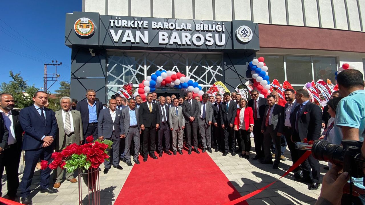 Van Barosu hizmet binasının resmi açılışı yapıldı