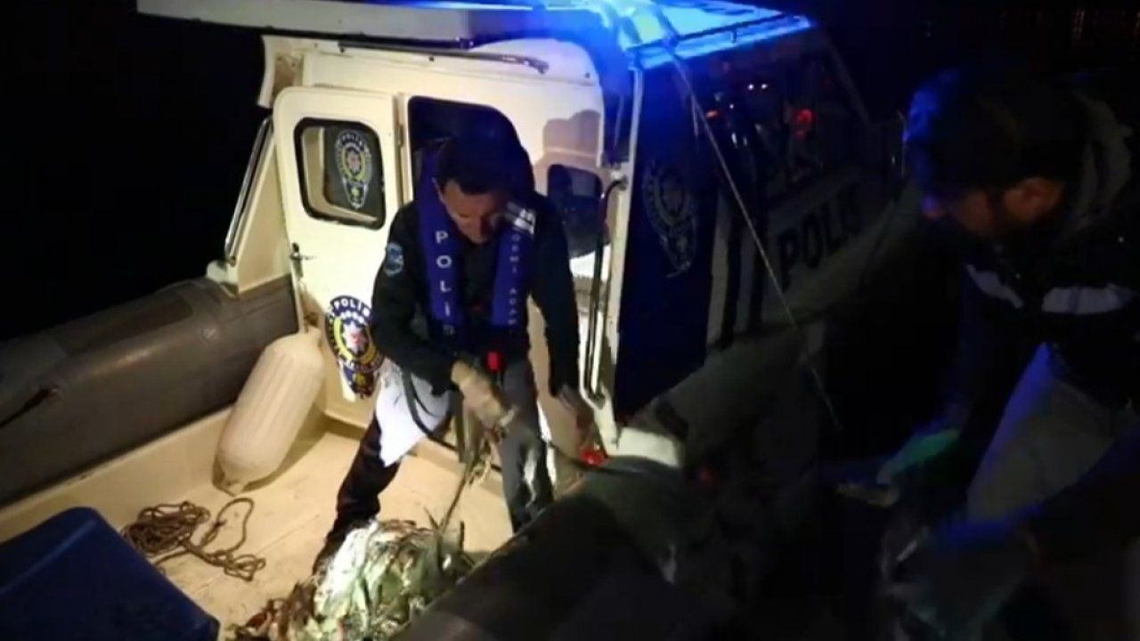 Van’da 350 kilo kaçak avlanmış inci kefali ele geçirildi