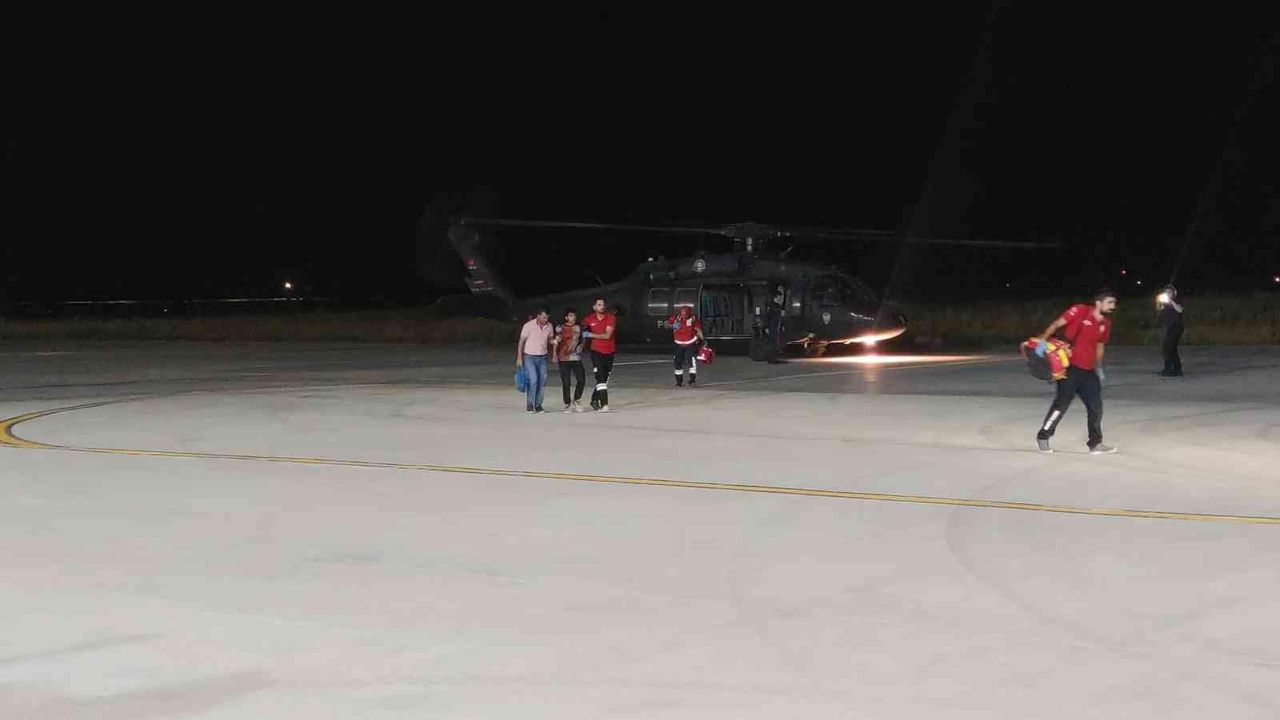 Polis helikopteri 15 yaşındaki çocuk için gece havalandı