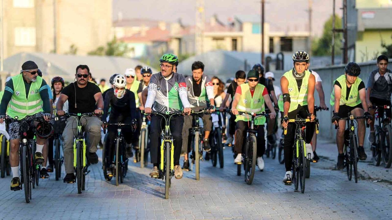 İpekyolu Belediyesinden bisiklet turu