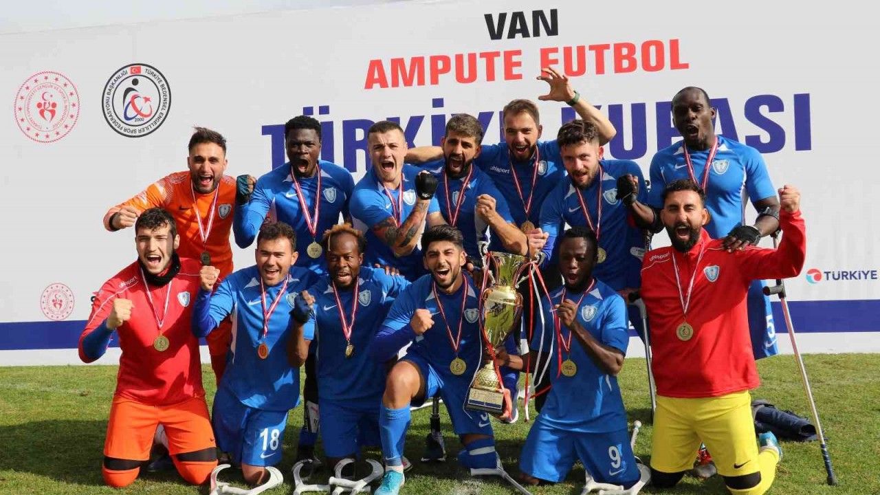 Ampute Futbol Türkiye Kupası’nın sahibi Şahinbey Belediyesi Gençlik ve Spor Kulübü oldu