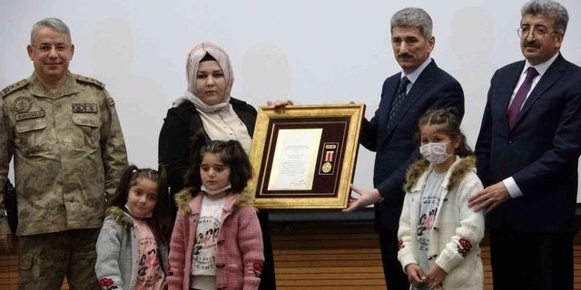 Vanlı şehit ailelerine ‘Devlet Övünç Madalyası’ takdim edildi