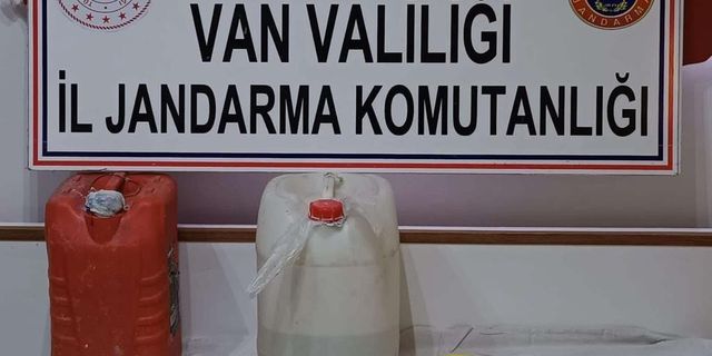 Van’da 30 kilo 985 gram sıvı metamfetamin ele geçirildi