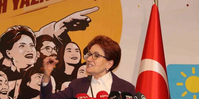 İYİ Parti Genel Başkanı Akşener: "Seçmeni velinimet görürüm"